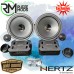 HERTZ Limited Edition Gold Sound 6.5" Component Speakers 80W RMS Package with DCX165.3 Coaxial Speakers